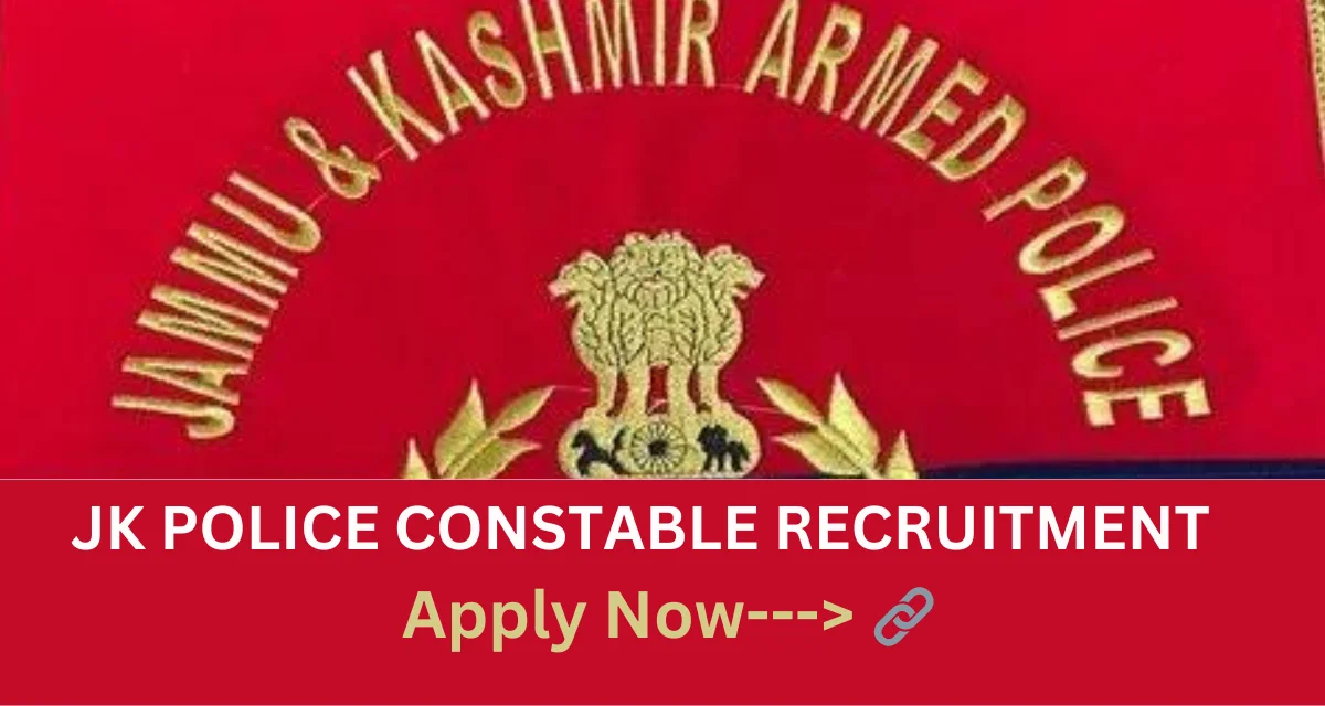 JK POLICE CONSTABLE RECRUITMENT