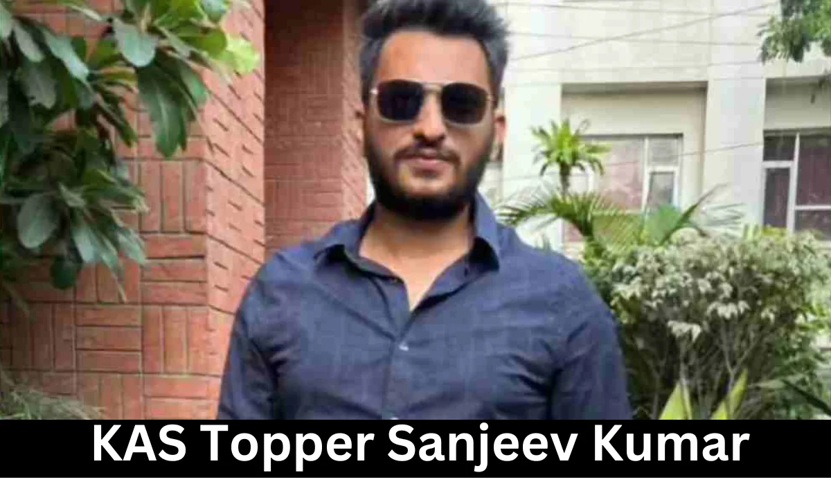 KAS Topper Sanjeev Kumar