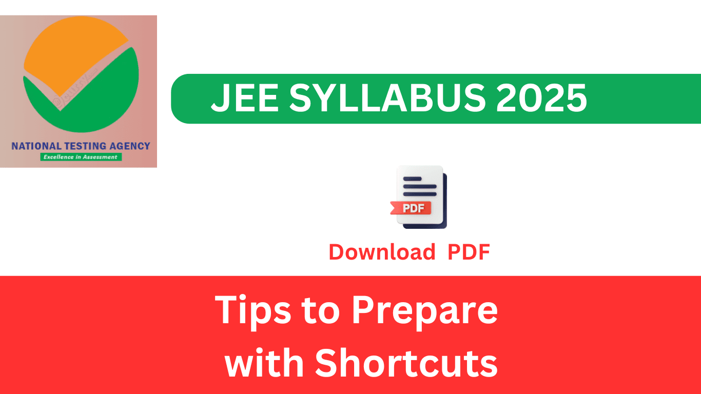 JEE SYLLABUS 2025