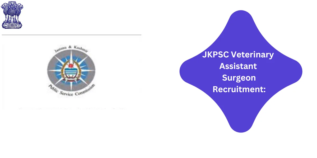 JKPSC Veterinary Assistant Surgeon Recruitment