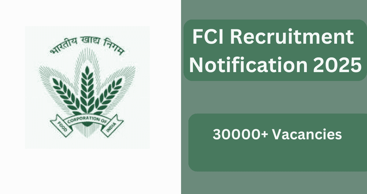 FCI Recruitment Notification 2025