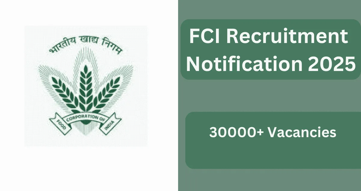 FCI Recruitment Notification 2025